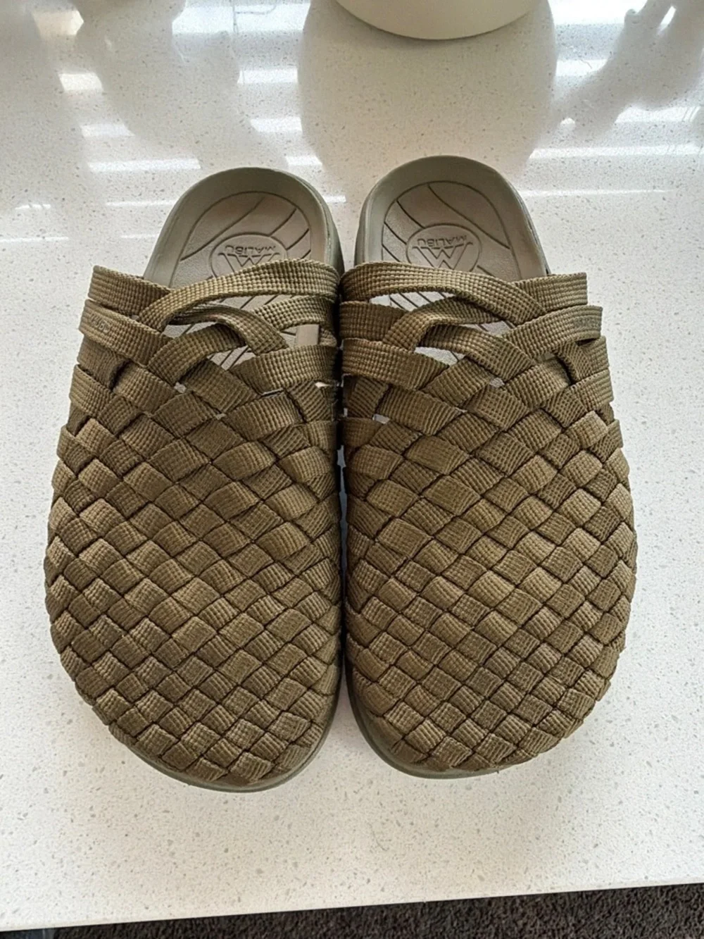 Men's Woven Slip-On Clog - Brown